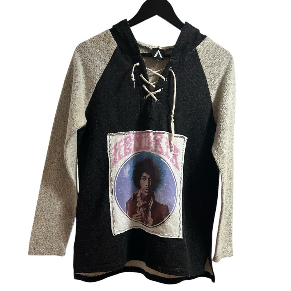 JIMI HENDRIX hoodie cotton custom original ONE OF A KIND creation by Rachelle